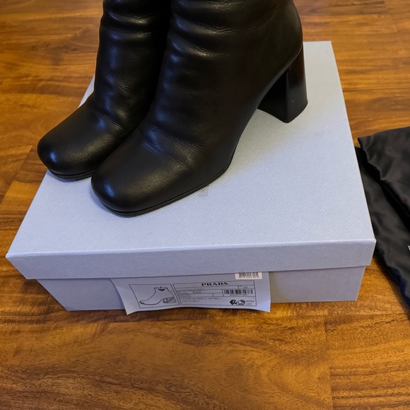 Shoes - Prada leather booties